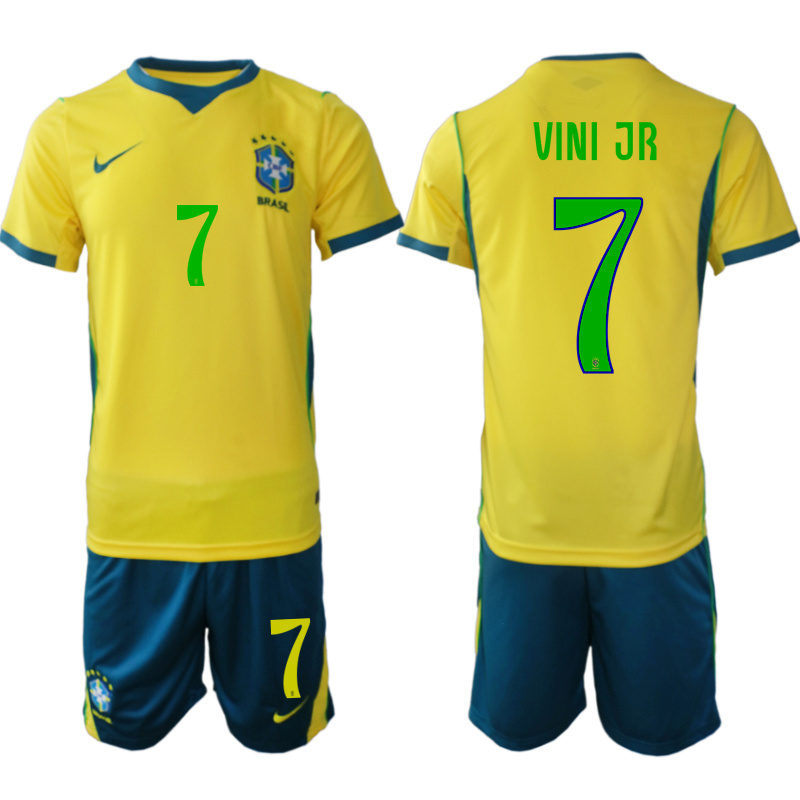 Men Brazil home #16 style 2026 World Cup Soccer jersey
